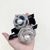 L156/L176山茶花头绳高弹力日韩甜少女发圈发绳时尚可爱气质