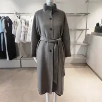 闪闪兒 元 韩国品牌nice claup立领羊绒大衣9630