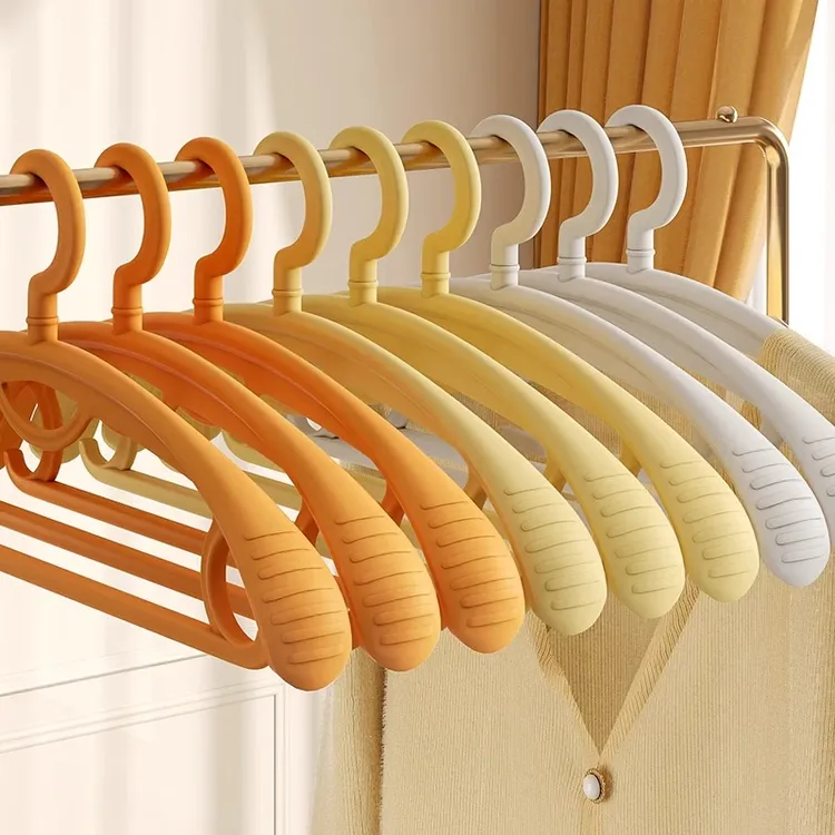 加厚衣架家用挂衣晾衣服大衣挂架无痕撑子加粗防肩角滑衣撑架子