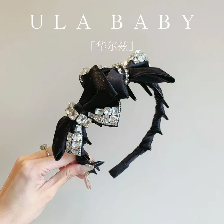 【喜儿ula】11-2-4「华尔兹」百搭高级感气质缠绕蝴蝶结发箍