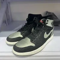 42码 95新无盒 Aj1 黑灰
