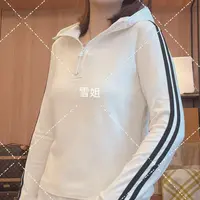 雪姐服饰「纸片人帽衫」设计感半拉链连帽长袖新款时尚内搭上衣