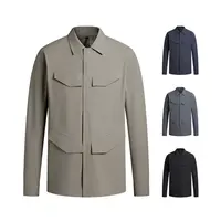 Feld-25新品户外男款防风防泼水春季商务休闲夹克翻领外套70224
