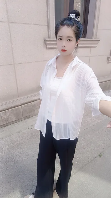 夏季长袖时尚衬衫条纹春夏口袋薄款气质外套防晒衣女装防晒