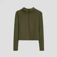 HUAHUA 【风起 都市】天丝连帽长袖修身外套瑜伽服科耐丽 CL1198