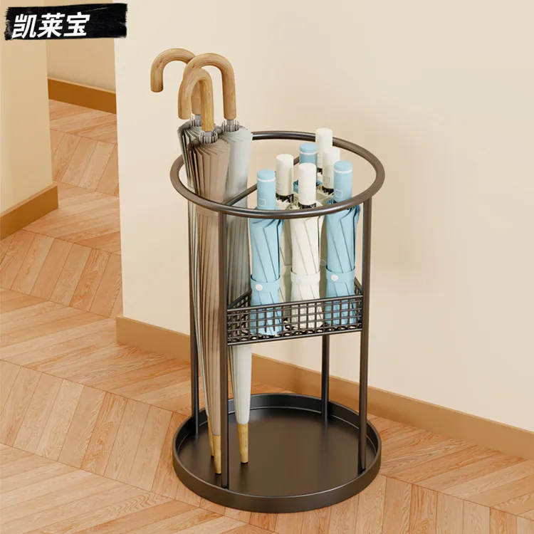 伞架置物架家用门口放伞筒商用进门沥水伞桶雨伞架入户收纳架铁艺