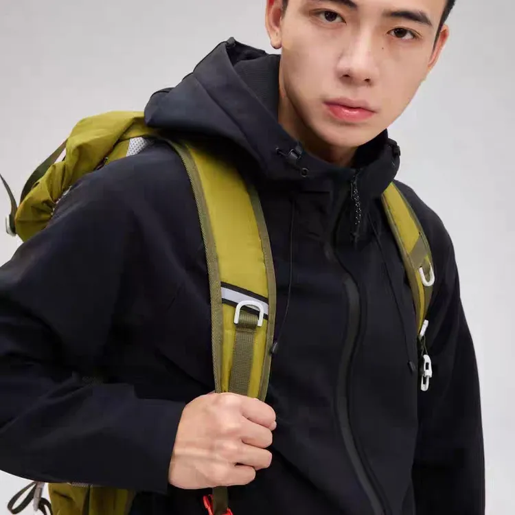 枯叶蝶1099男士户外冲锋衣三合一软壳暴雨级防水防风登山服外套冬