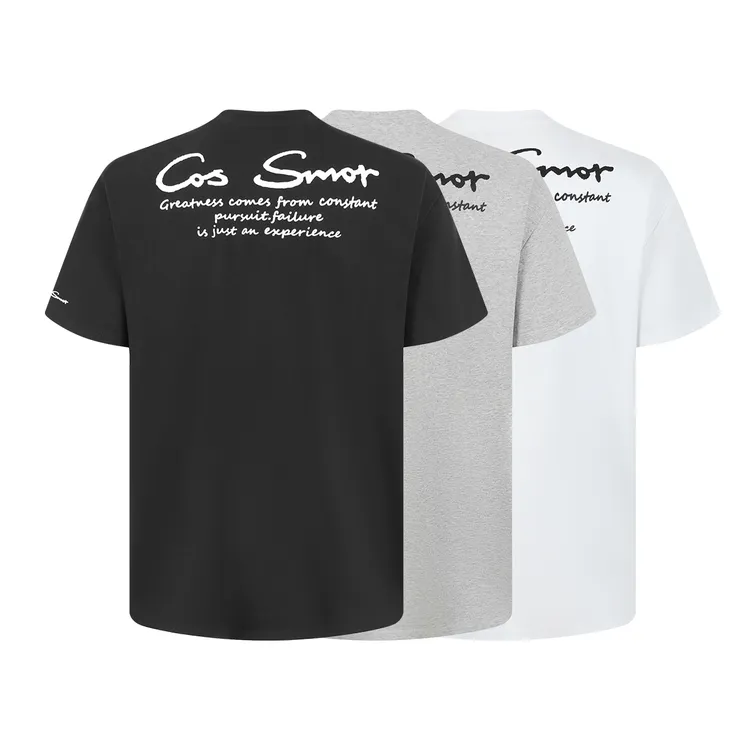 COSSMOR 25SS阿甘印花T 休闲透气圆领正肩短袖美式