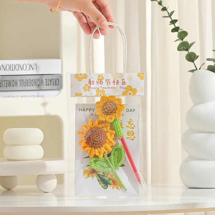 教师节礼物花束2025小学老师实用幼儿园礼物贺卡高一二三年级