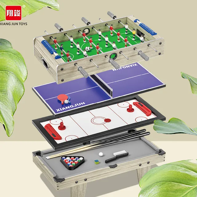 翔竣儿童台球四合一小型迷你桌球台玩具男孩6家用室内折叠桌球8岁
