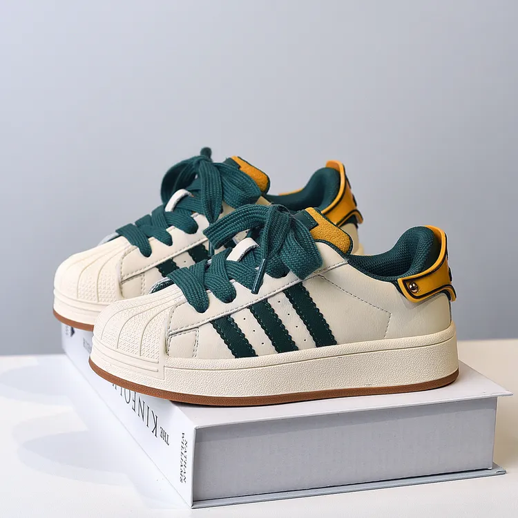 官网童鞋秋季热卖软底贝壳头儿童运动鞋子时尚女童男童板鞋百搭