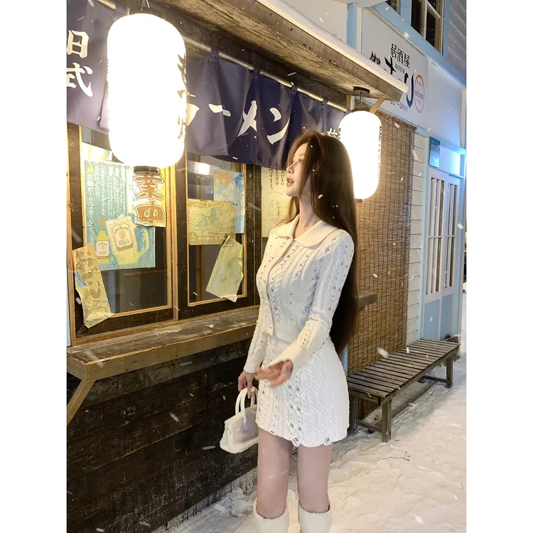 AZZHEN一周年10/18-10/20【流星诗雨】桑蚕丝羊毛珍珠钉钻毛衫套装