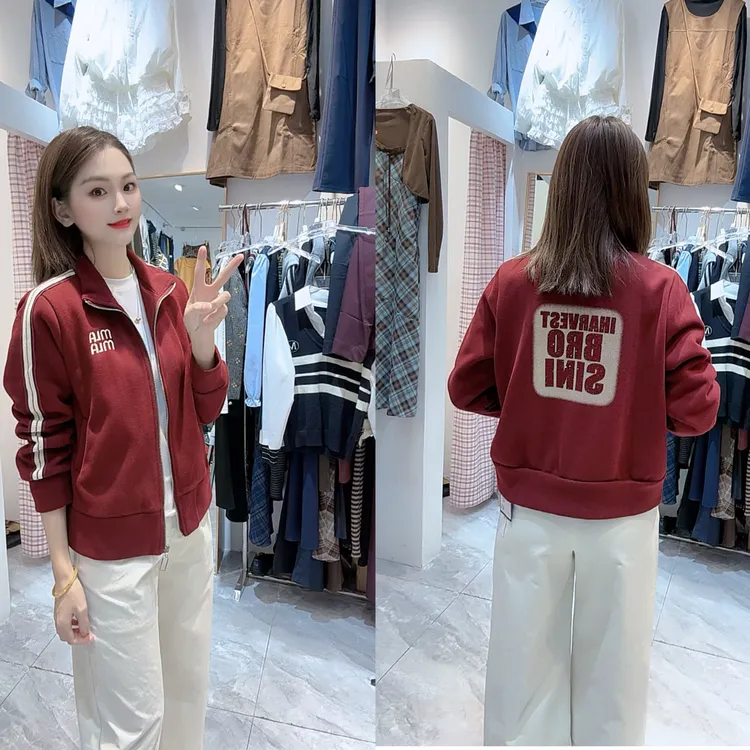 860加厚加绒分码拉链外套