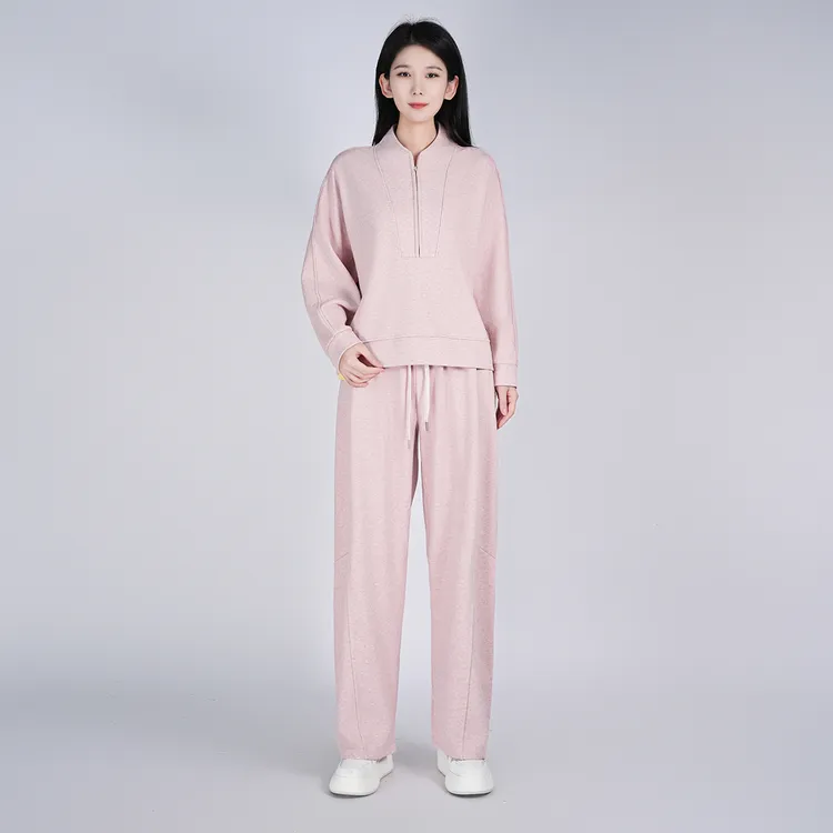 2025中式简约休闲舒适宽松百搭女通勤套装WH05007527+WK05007527
