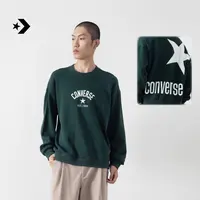 匡威秋季新品男女复古星星卫衣叠穿圆领上衣CONVERSE UCJ109