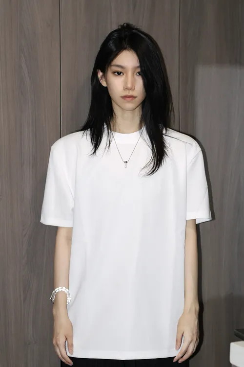 新版口粮T精熟肌理激光雕刻透气网眼潮流短袖T恤男t冰丝上衣