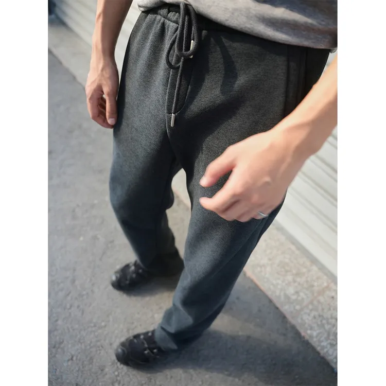 GTAL25AW美式休闲口粮卫裤抽绳纯色直筒刺绣加绒户外运动长裤