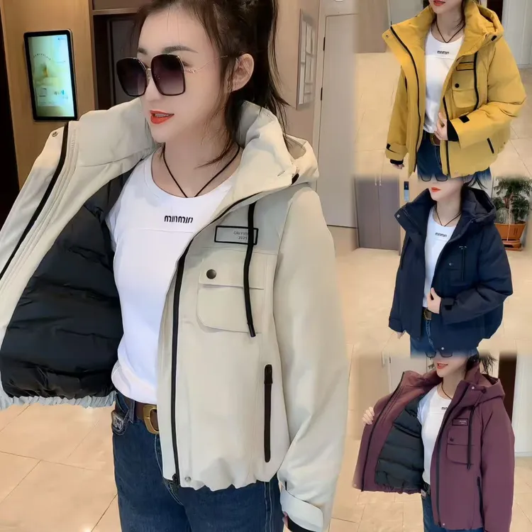 【冬季大棉】保暖时尚防风休闲百搭显瘦连帽新款棉服外套派克5831