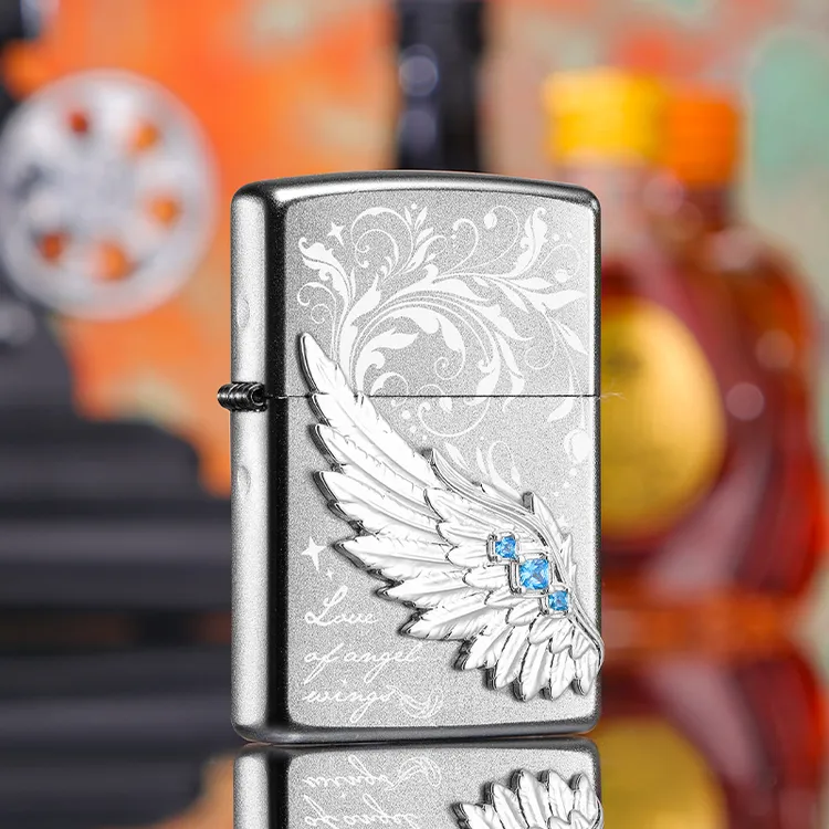 zippo打火机新品福利热恋之翼防风煤油送男生礼物生日爆款