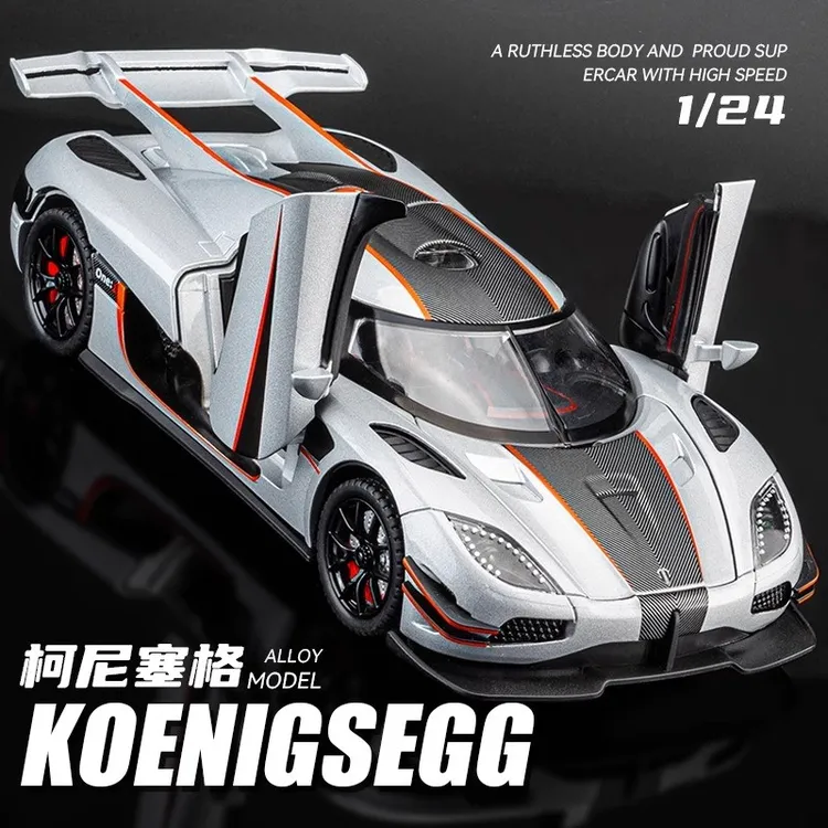 1:24柯尼塞格ONE1车模汽车模型合金仿真收藏跑车玩具车男孩礼物