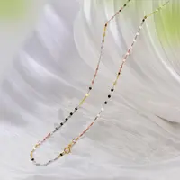 炫彩/18K金百搭香唇链DD