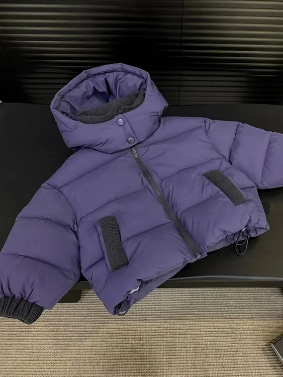 儿童棉服冬季2025新款韩系洋气时髦女童连帽加厚保暖面包服外套潮