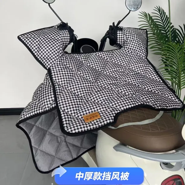 春秋挡风被四季款中厚加大加宽侧翼摩托车升级防水防风罩通用夏季商品图