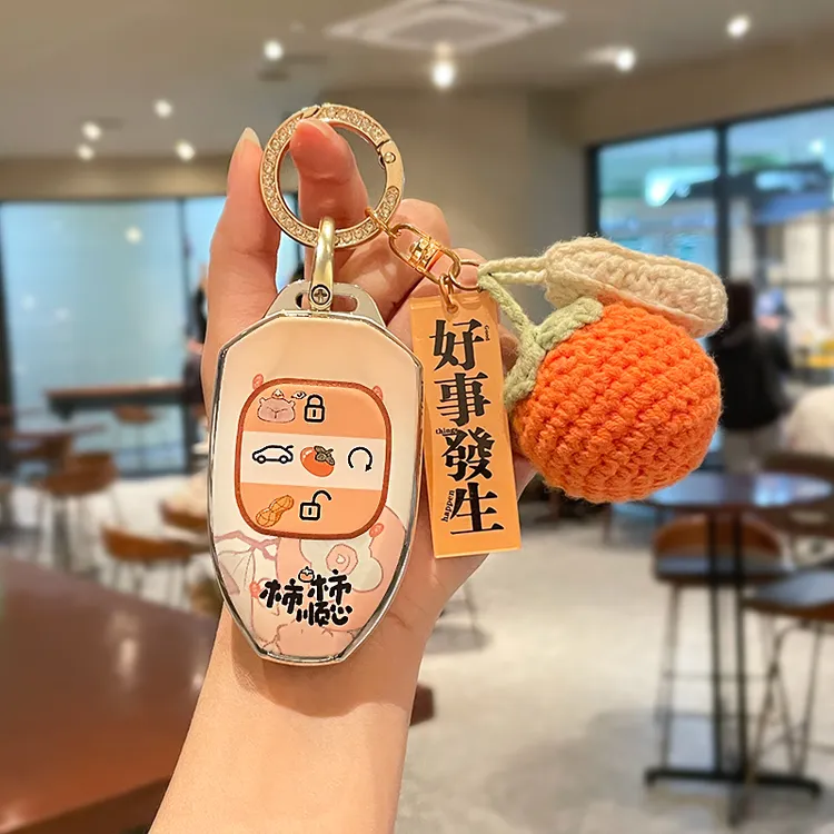 广汽传祺影豹钥匙套gs8传奇m8影酷2023款gs3影速e9汽车es9壳r扣女