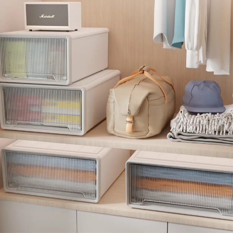 艾华丽佳衣柜收纳盒抽屉收纳箱家用整理神器大号收纳塑料储物柜子