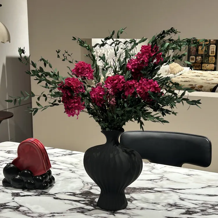 【花好月圆】永生花居家花束室内摆件极简风搭配高级小众花束紫橙色