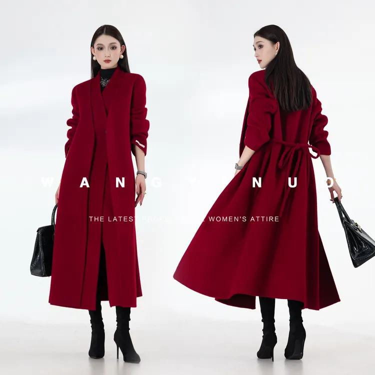 MD定制·依诺【芬兰漫雪】2025冬季款时尚显瘦气质保暖羊毛保暖外套