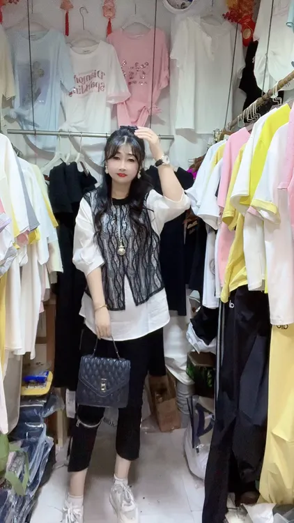 新款假两件大版衫