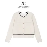 【芝士Cheese】浮屿日志  中长款针织原宿毛针织衫短款休闲开衫