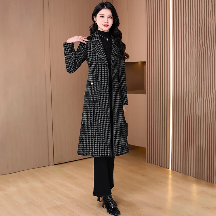 双面穿杭州意法风衣外套女2025新秋冬高级感十三行爆款海宁皮大衣