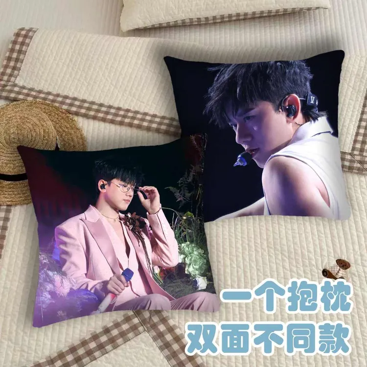 【张杰抱枕/被】双面diy沙发靠垫折叠超高端定制