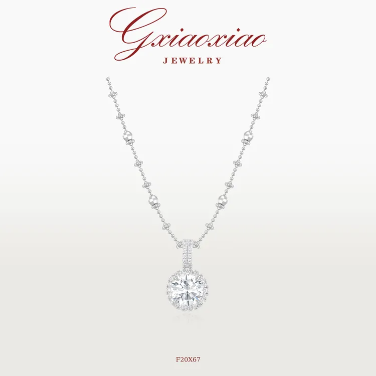 G XIAOXIAO 镀K金 轻奢时尚气质爆闪星河百搭锁骨项链 F20X67