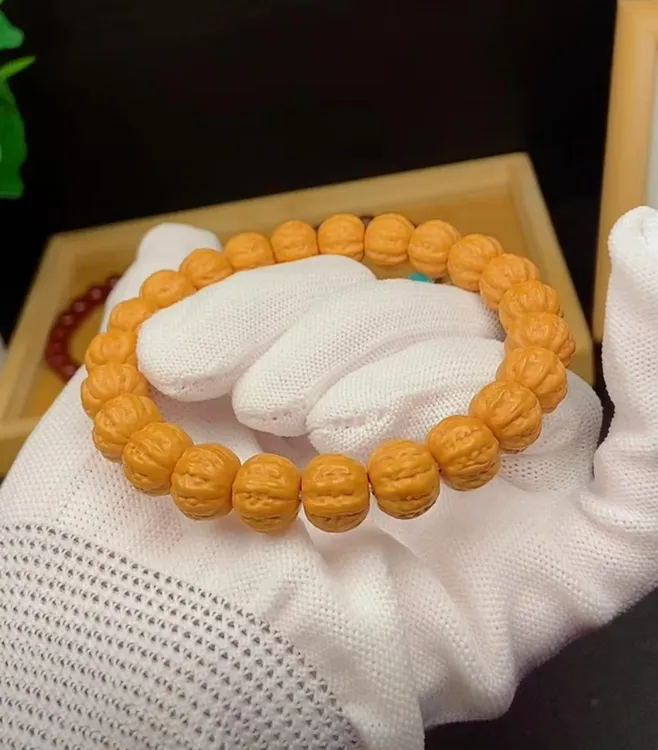 猴头核桃雕刻全品911小八棱文玩手串全品A++