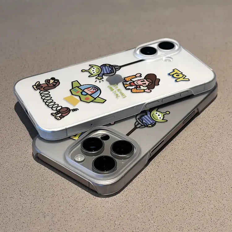 巴斯光年磨砂硬壳适用苹果16Promax手机壳华为oppo小米15vivo卡通