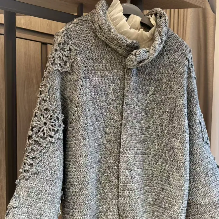 木兰阁DIY羊驼线《霏霏》外套材料包-非成品