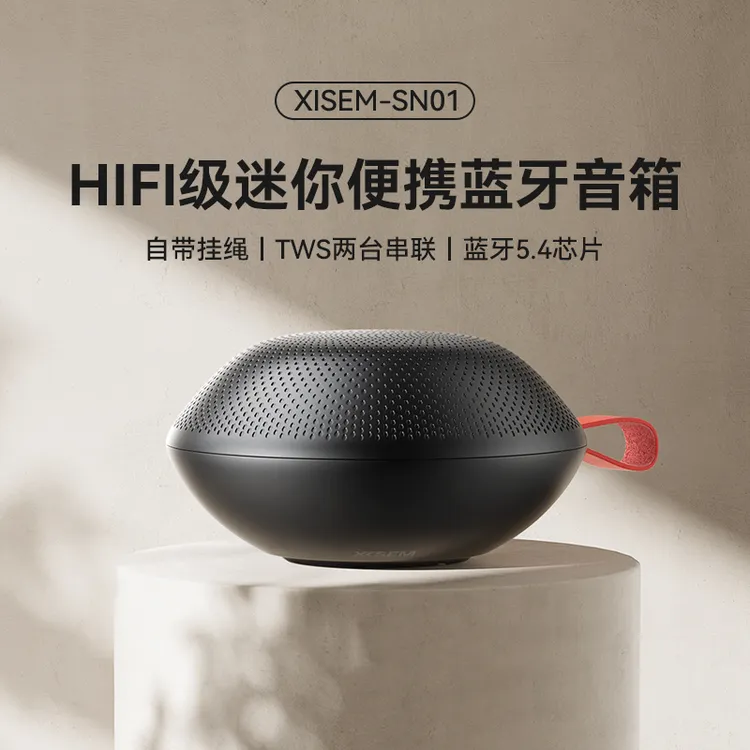 XISEM西圣SN01蓝牙小音响无线通话音箱小型便携式户外低音炮家用