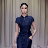 【昕昕严选】品玉【弦清韵远】新中式国风短袖上衣女P52SC2234