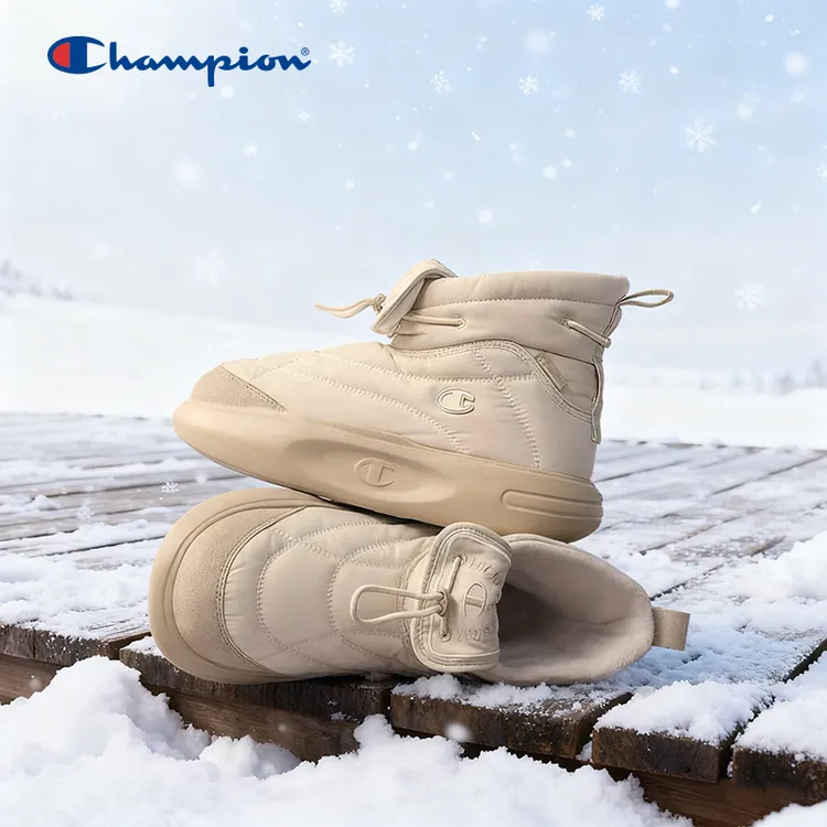 【高帮加绒】Champion冠军菠萝靴25冬季高帮保暖时尚靴子U5CFCSW61