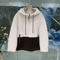 【HP51】网红连帽外套女秋冬百搭炸街爆款2025新款加厚外衣