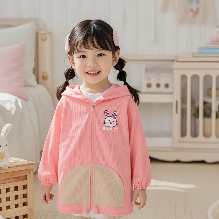 儿童防水防脏正穿罩衣男童连帽外套护衣小孩秋冬款风衣加厚褂子