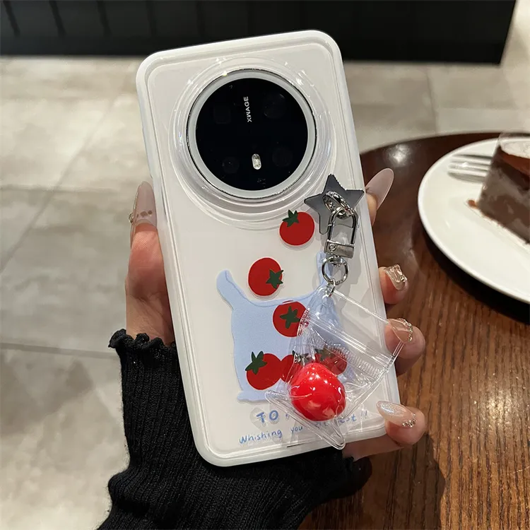 英文购物袋番茄适用华为mate70/60pro+手机壳pura70pro+女款