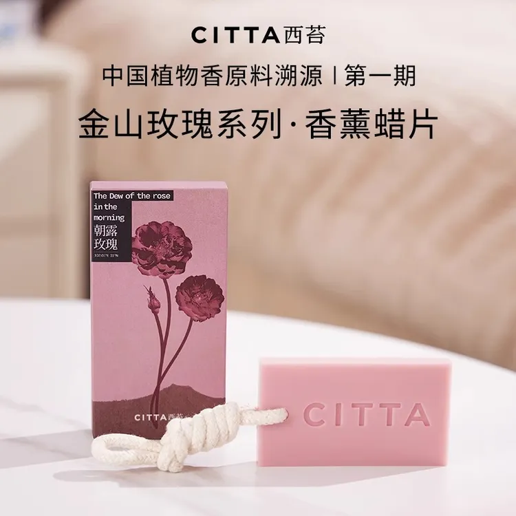 苔杭州龙井香薰蜡片金山玫西瑰薰衣草空气清新衣橱卧室挂件伴手礼