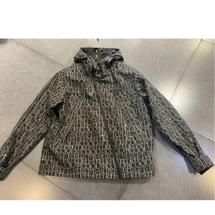石景山TCH-25年春夏新款男女同款墨绿色风衣夹克T75A276019