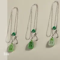 项链/青芜相|和田玉*S925银镶嵌PNB25092601多样性发其一