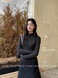 20021#拉链长袖秋冬立领卫衣法式CB