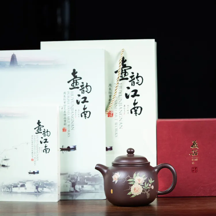 顾脉徐门，景舟传人！【匏尊】紫砂壶 老紫泥 380cc